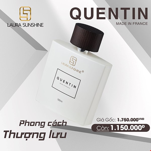 Nước hoa Nam Laura Sunshine Quentin 100ml 