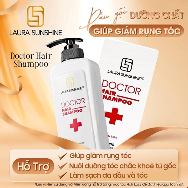 Dầu gội chống rụng tóc Laura Sunshine Doctor Hair Shampoo 500ml