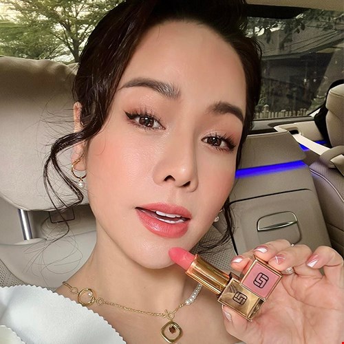 Son Laura Sunshine Golden Velvet Lipstick No.02 4g - Hồng Ánh Cam